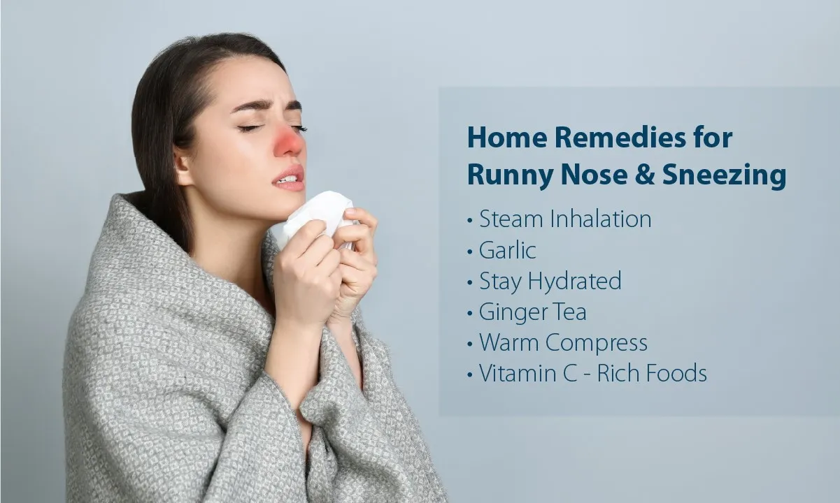 Top 10 Home Remedies for Runny Nose and Sneezing